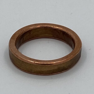 ring van olijfhout en koper