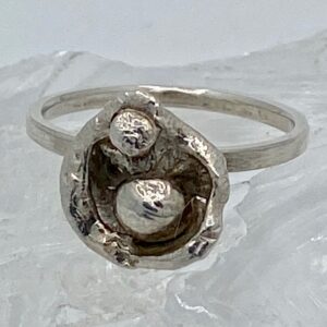 Damesring zilver 925 fantasie