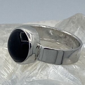 Damesring zilver 925 met glas in zetting