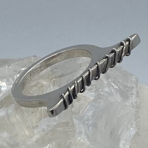 Damesring Sterling zilver met draadversiering