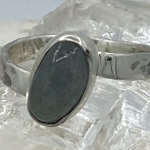 Damesring zilver 925 met aquamarijn